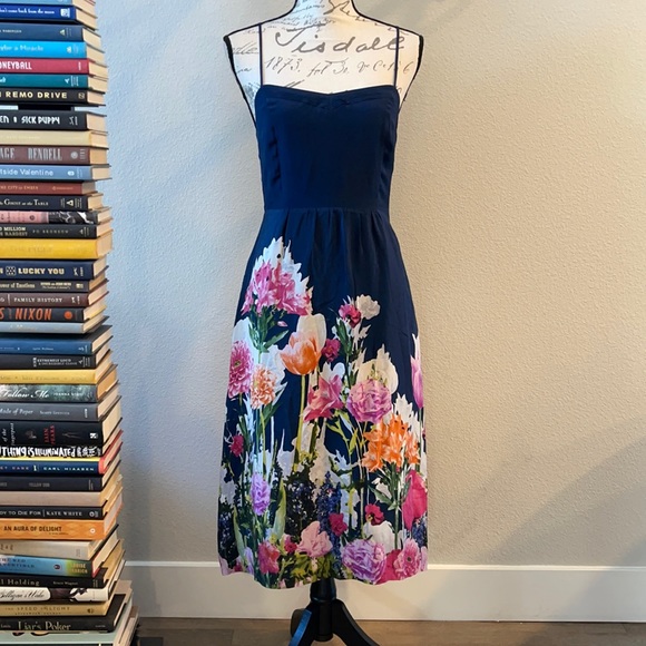 Anthropologie Dresses & Skirts - Moulinette Soeurs Silk Floral Dress